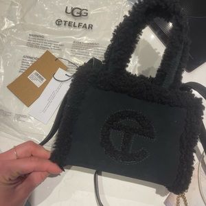 Ugh x Telfar small shopper black